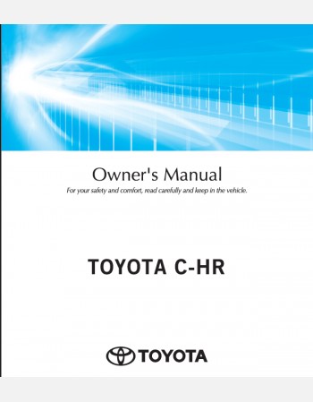 toyota c-hr  hybrid 2023-2024 owners manual